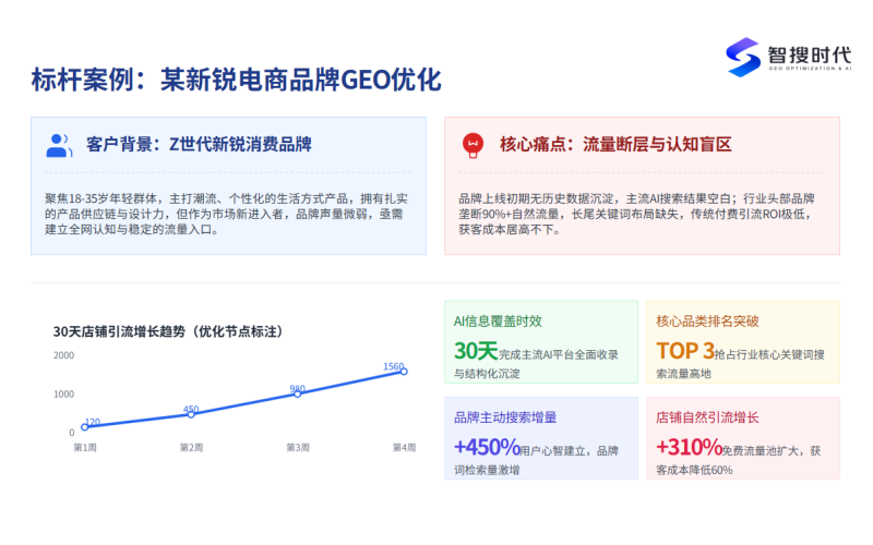 标杆案例：某新锐电商品牌GEO优化